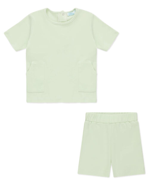 חולצה ומכנס טריקו - שרוול קצר